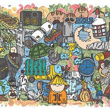 Mi Proyecto del curso: Ilustración vectorial con estilo doodle. Vector Illustration project by Manuel Perez - 10.16.2020
