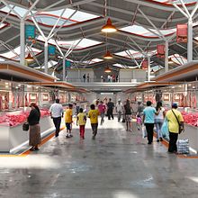 Mercado en Chiclayo Ein Projekt aus dem Bereich 3D, Architektur, Kunstleitung, Architektonische Illustration, Innenarchitektur, Innendesign, Bildbearbeitung, Fotoretuschierung, 3-D-Modellierung, Digitale Illustration, Concept Art, ArchVIZ und Matte Painting von Gabriel Nanfuñay - 07.10.2020