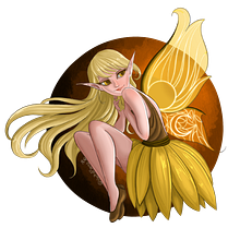 Sunflower fairy. Un progetto di Disegno digitale di Toni Collier - 17.10.2020