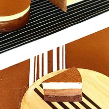 Triple Chocolate Mousse cake Photopainting. Commercial Photograph project by Pakapoom Siwapimon - 10.17.2020