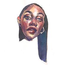 Girl Ein Projekt aus dem Bereich Aquarellmalerei von Caroline Passos - 17.10.2020