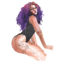 Figura feminina Ein Projekt aus dem Bereich Aquarellmalerei von Caroline Passos - 17.10.2020