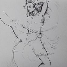Danza Felina (2012 - 2013). Un proyecto de Dibujo, Dibujo artístico, Ilustración tradicional e Ilustración con tinta de Beatriz Ebert - 20.10.2013