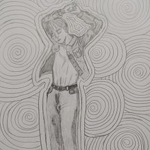 Projeto final: desenho de figuras humanas. Pencil Drawing project by Isadora Lopes - 10.17.2020
