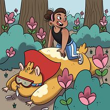 Mi curso en Domestika. Character Design, Traditional illustration, and Children's Illustration project by Jimena S. Sarquiz - 10.18.2020