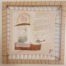 Mi Proyecto del curso: Técnicas de bordado experimental sobre papel. Embroider project by Valentina Ríos - 10.18.2020