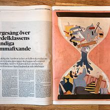 Editorial illustrations: Dagens Nyheter. Digital Illustration, Editorial Illustration, and Traditional illustration project by Emma Hanquist - 10.18.2020