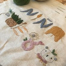 Mi Proyecto del curso: Introducción al bordado en relieve. Un projet de Broderie de Renata - 18.10.2020
