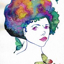 Mi Proyecto del curso: Técnicas modernas de acuarela. Diosas Ein Projekt aus dem Bereich Traditionelle Illustration, Aquarellmalerei, Bildende Künste und Malerei von Laura Garcia Catalan - 19.10.2020