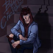 “Blame the Circumstance”, portrait of @arctic_ta‘s original character. Un proyecto de Dibujo digital, Ilustración digital, Pintura digital, Ilustración tradicional y Dibujo de Retrato de Ksenia - 28.04.2020