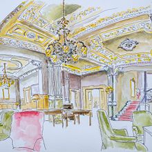 Mein Kursprojekt: Urban Sketching: Drücke deine Welt mit einer neuen Perspektive aus  . Un projet de Aquarelle de Christoph Speck - 19.10.2020