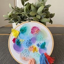 Mi Proyecto del curso: Técnicas básicas de bordado y acuarela. Arts, Crafts, Fine Arts, and Embroider project by Cristina Ferrer García - 10.19.2020