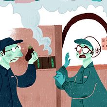 El Horno. Drawing, Digital Drawing, Traditional illustration, and Digital Illustration project by Maria del Mar Espinosa Jódar - 10.19.2020