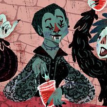 Amistades nocturnas. Drawing, Digital Drawing, Traditional illustration, and Digital Illustration project by Maria del Mar Espinosa Jódar - 10.19.2020
