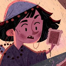 Niños videntes/ Little seers. Drawing, Digital Drawing, Traditional illustration, Digital Illustration, and Children's Illustration project by Maria del Mar Espinosa Jódar - 10.19.2020
