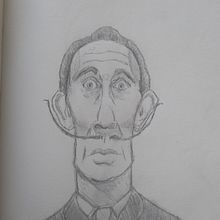 Meu projeto do curso: Retrato em caricatura com grafite. Desenho a lápis projeto de Bruno Kehl - 19.10.2020