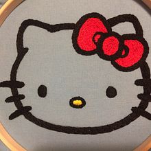 Hello Kitty. Embroider project by Aurea Guillermo - 10.20.2020