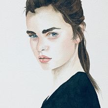 My project in Watercolor Portrait from a Photo course. Watercolor Painting project by mjgrace - 10.19.2020