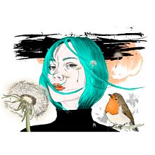 Aire. Un proyecto de Dibujo digital e Ilustración tradicional de Vanessa Alvarez Vaello - 20.10.2020