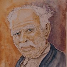Mi Proyecto del curso: Retrato artístico en acuarela. Un proyecto de Pintura a la acuarela de Miguel Angel Moser - 20.10.2020