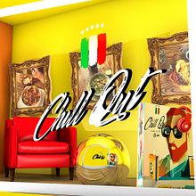 #Art Chill Out Bar. Fine Arts, Concept Art, Creativit, 3D Design, Social Media Design, Instagram Marketing, and 3D Modeling project by Octavio Montiel De Bona - 10.20.2020