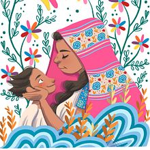 Madre. Traditional illustration, and Children's Illustration project by Jimena S. Sarquiz - 01.01.2019