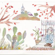 Mi Proyecto del curso: Ilustración en acuarela con influencia japonesa. Een project van Traditionele illustratie van Tosca D'Aprile - 21.10.2020
