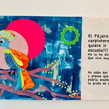 El pájaro carpintero no sabe dar besos . Projekt z dziedziny  Kolaż użytkownika palomalazaro22 - 21.02.2021