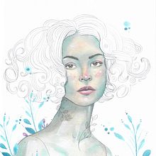 Mi Proyecto del curso: Retrato ilustrado en acuarela. Traditional illustration, and Watercolor Painting project by Raquel Ruiz Pérez - 01.16.2021