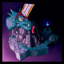 Dragon Slain . Concept Art, Desenho digital, Ilustração tradicional, e Pintura digital projeto de Sergio Aguilera Chau - 22.10.2020