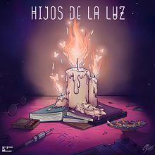 Hijos de la Luz - Portada Canción. Ilustração tradicional e Ilustração digital projeto de Sergio Aguilera Chau - 22.10.2020