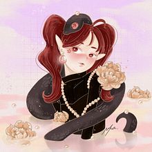 Portrait illustration - Snake beauty. Een project van Traditionele illustratie van Vicko Lai - 10.04.2020