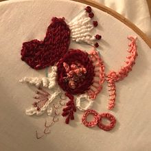 Meu projeto do curso: Técnicas avançadas de bordado: pontos e composições com volume. Embroider project by julianabmimoso - 10.22.2020