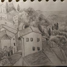 Paisaje urbano. Un proyecto de Bocetado, Dibujo a lápiz y Sketchbook de Mariana Fernández Lozano - 22.10.2020