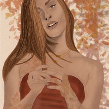 Proyecto Procreate. Retrato ilustrado. . Un proyecto de Ilustración tradicional de Vero Rguez - 22.10.2020