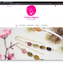 Mi Proyecto del curso: Creación de mi tienda El Taller Magenta. E-commerce project by Isabel Esquivel - 10.23.2020