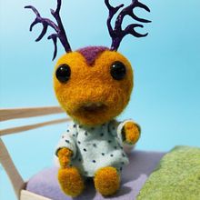 Meu projeto do curso: Feltragem com agulha: criação de personagens com lã e agulha. Un projet de Animation, Artisanat , et Stop motion de Mariana Salino - 23.10.2020