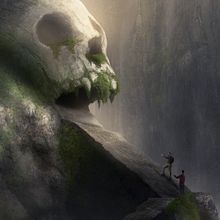 Skull Cave. Un proyecto de Concept Art, Fotomontaje e Ilustración digital de ocivico - 23.10.2020