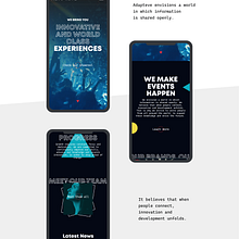 Adapteve - Web Design. Un proyecto de Diseño gráfico y Diseño Web de High Contrast - 03.04.2020