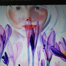 Lilalbina. Een project van  Portrettekening van Silvia T - 23.10.2020