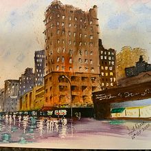 Chicago Downtown on a rainy night..... Un proyecto de Arquitectura de Anil Khare - 26.10.2020