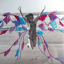 Técnicas de bordado experimental sobre papel. Embroider, Design, Lettering, and Fine-Art Photograph project by Catalina Moreno Correa - 10.24.2020