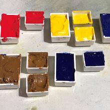 My project in Elaboration of Artisanal Watercolours course. Watercolor Painting project by Susan Singer - 10.24.2020