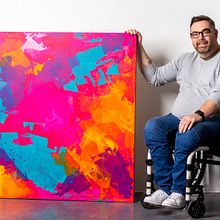 Vortex. Acr, and lic Painting project by Jérôme Dufrane Privé - 10.24.2020