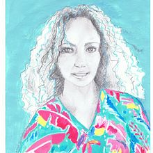 Projeto final: Retrato com lápis e técnicas de cor. . Painting project by Vera Berrones - 10.27.2020