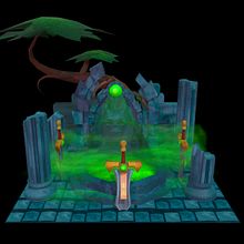 The Ritual - Diorama. 3D project by Julian Vargas Cataño - 10.25.2020