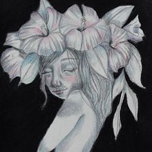 My project in Chiaroscuro Creative Portrait with Pencils course. Sketchbook project by Geraldine Vincent - 10.25.2020