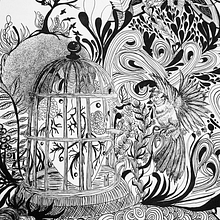 Hidden feelings.. Drawing, Artistic Drawing, Traditional illustration & Ink Illustration project by Olga Alonso Talon - 10.25.2020