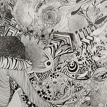 New Age. Drawing, Artistic Drawing, Traditional illustration & Ink Illustration project by Olga Alonso Talon - 10.25.2020