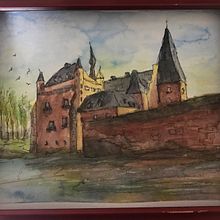 My project: Castle Doorwerth, Arnhem, Nederland. Watercolor Painting project by Dini Droguett - 10.25.2020